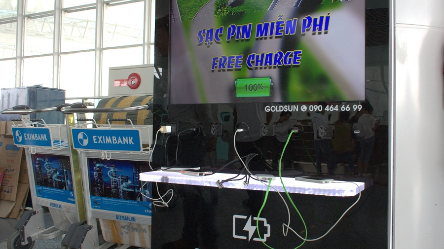 Địa điểm Sạc Pin thiết bị điện tử trong Sân Bay Nội Bài